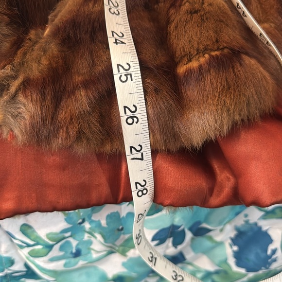 Gorgeous Brown Fur Coat GEORGE BENIOFF Oakland Reno San Francisco Sz L Shawl - Picture 12 of 12